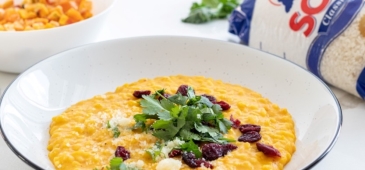 Krémové tekvicové rizoto: „Jednoducho a rýchlo“ recept